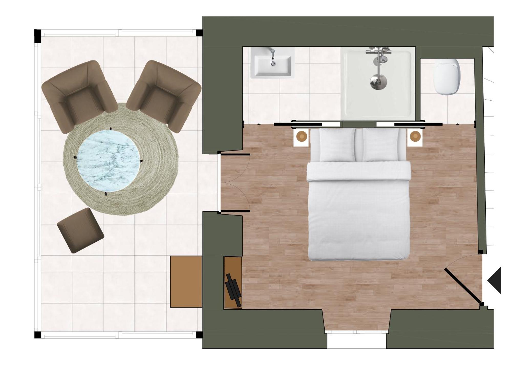 Logis Veles Acomodação com café da manhã Aubin  Quarto foto
